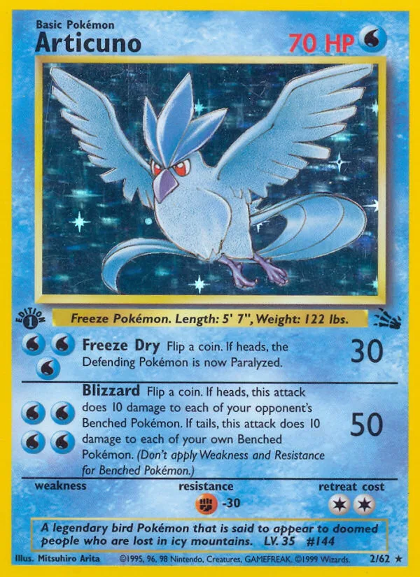 Articuno · Fossil 2/62