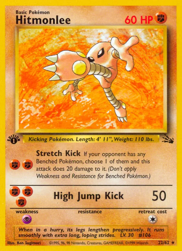 Hitmonlee · Fossil 22/62