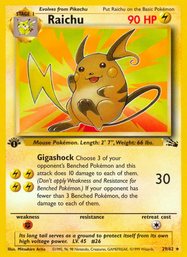Raichu · Fossil 29/62