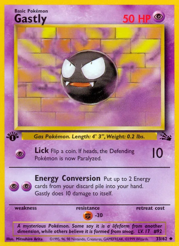 Gastly · Fossil 33/62