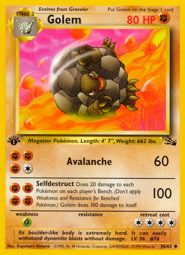 Golem · Fossil 36/62