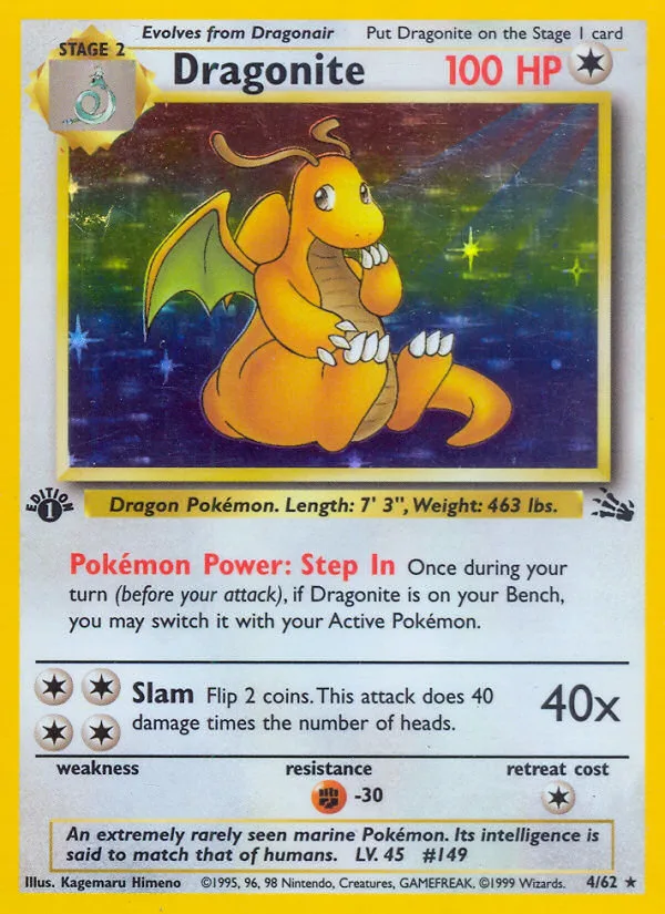 Dragonite · Fossil 4/62