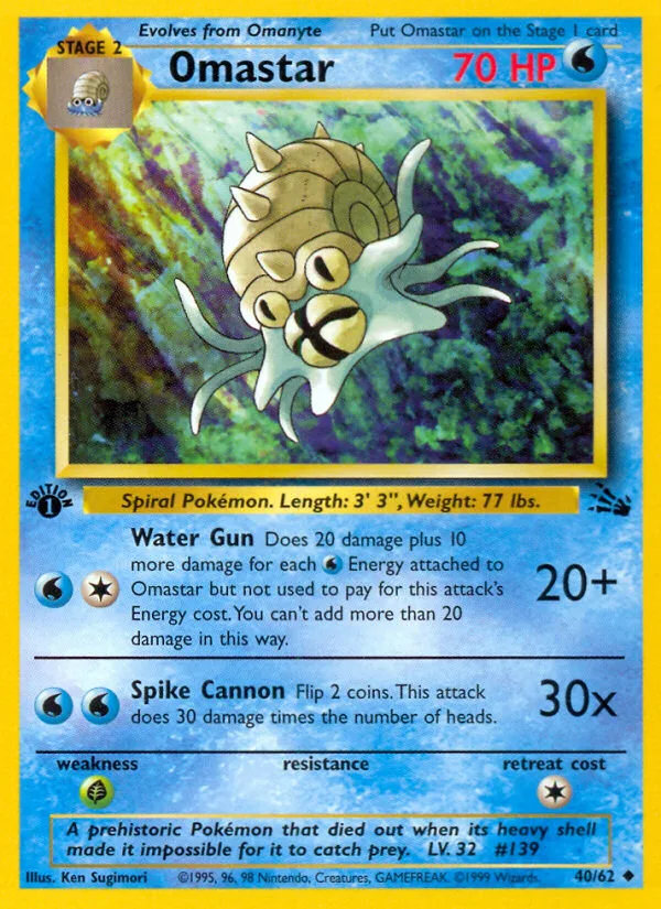 Omastar · Fossil 40/62