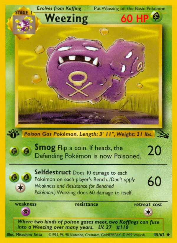 Weezing · Fossil 45/62