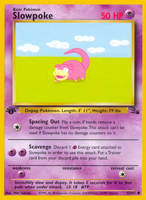 Slowpoke · Fossil 55/62