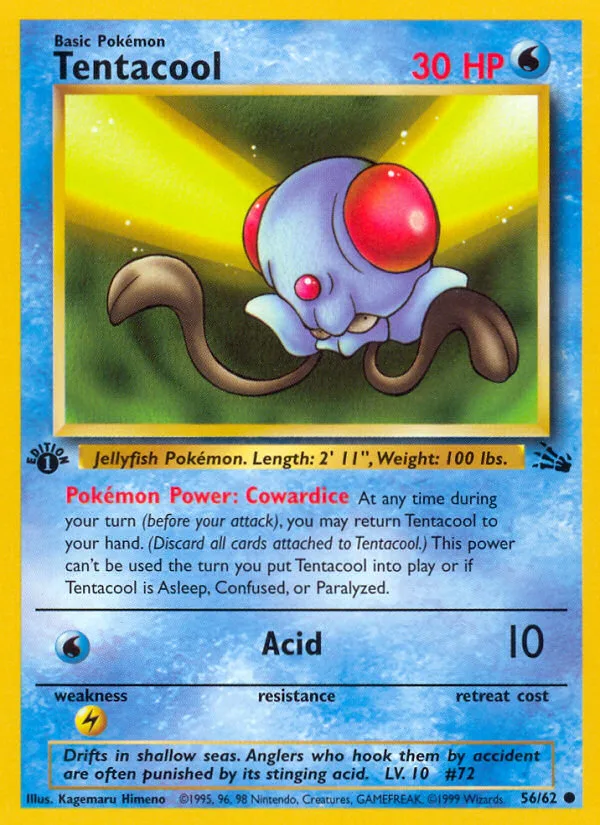 Tentacool · Fossil 56/62