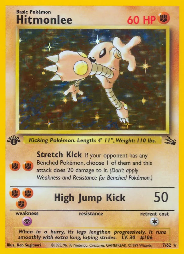 Hitmonlee · Fossil 7/62