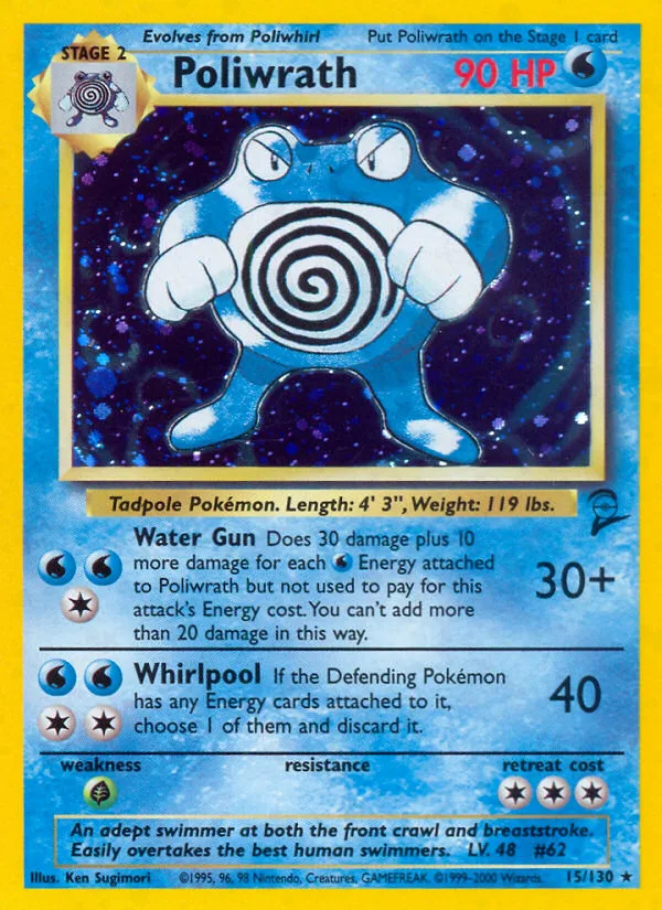 Poliwrath · Base Set 2 15/130