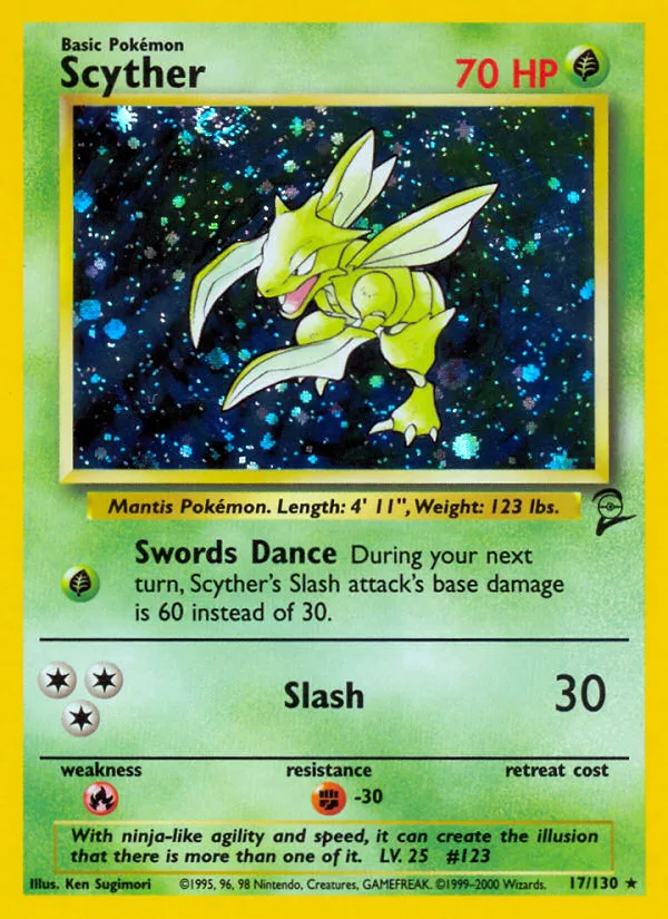 Scyther · Base Set 2 17/130