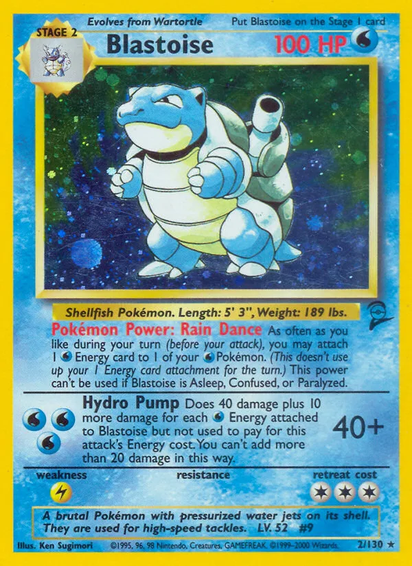 Blastoise · Base Set 2 2/130