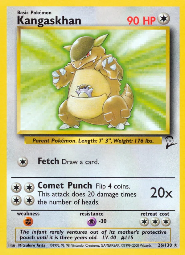 Kangaskhan · Base Set 2 26/130