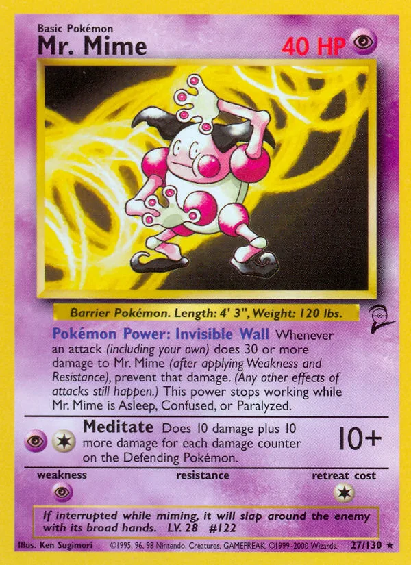 Mr. Mime · Base Set 2 27/130