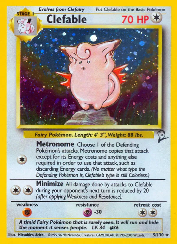 Clefable · Base Set 2 5/130