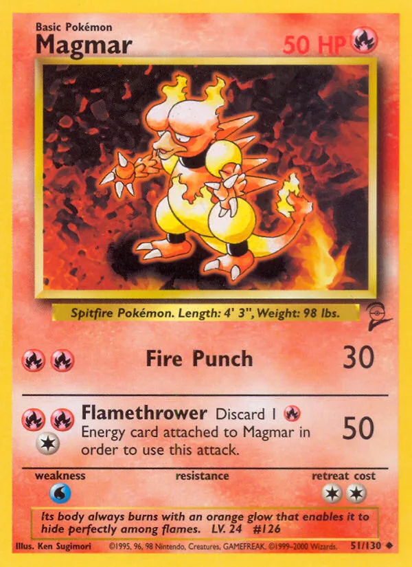 Magmar · Base Set 2 51/130