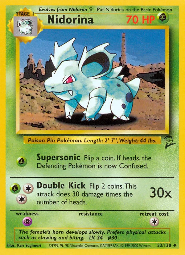 Nidorina · Base Set 2 53/130