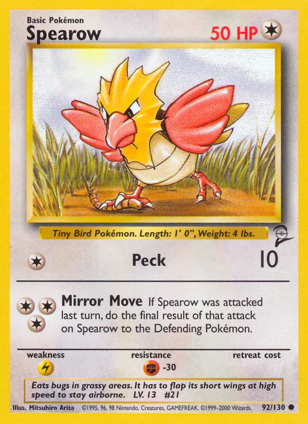 Spearow · Base Set 2 92/130
