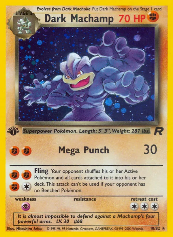 Dark Machamp · Team Rocket 10/82