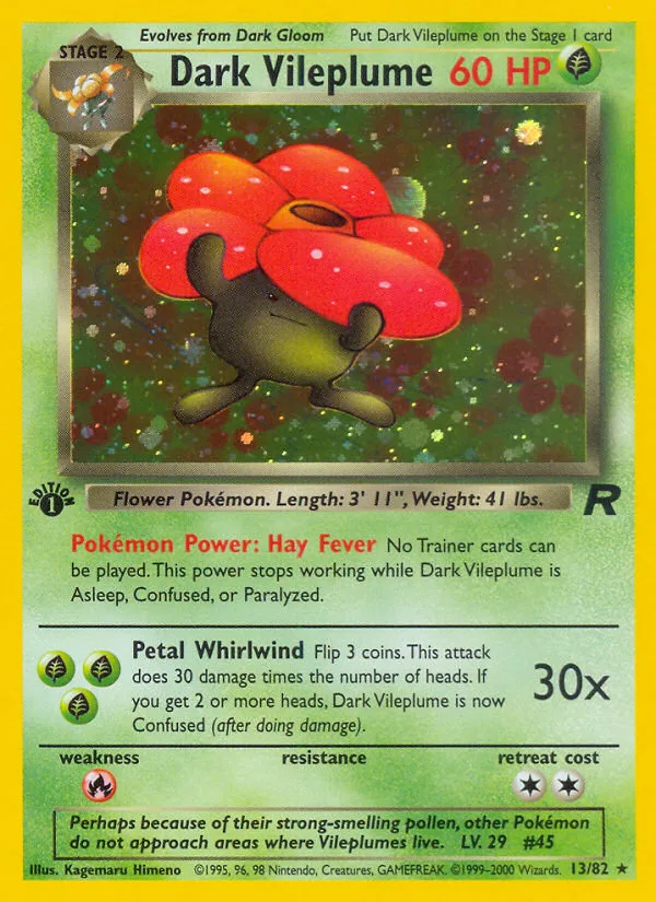 Dark Vileplume · Team Rocket 13/82
