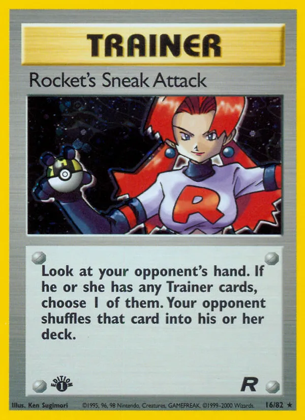 Rocket's Sneak Attack · Team Rocket 16/82