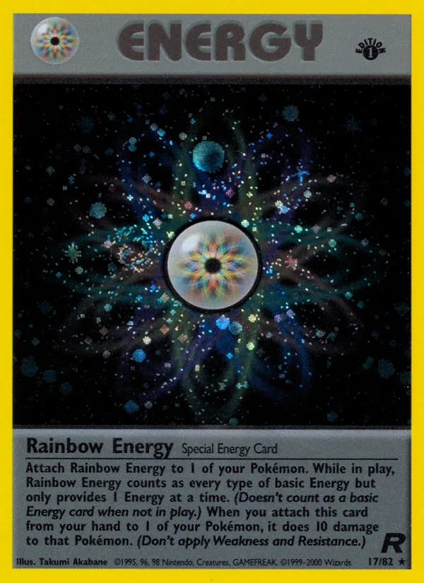 Rainbow Energy · Team Rocket 17/82