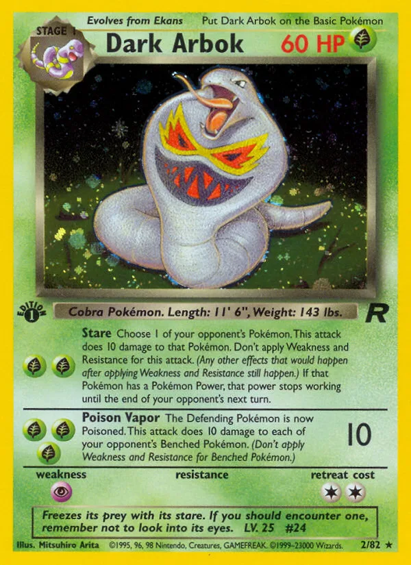 Dark Arbok · Team Rocket 2/82