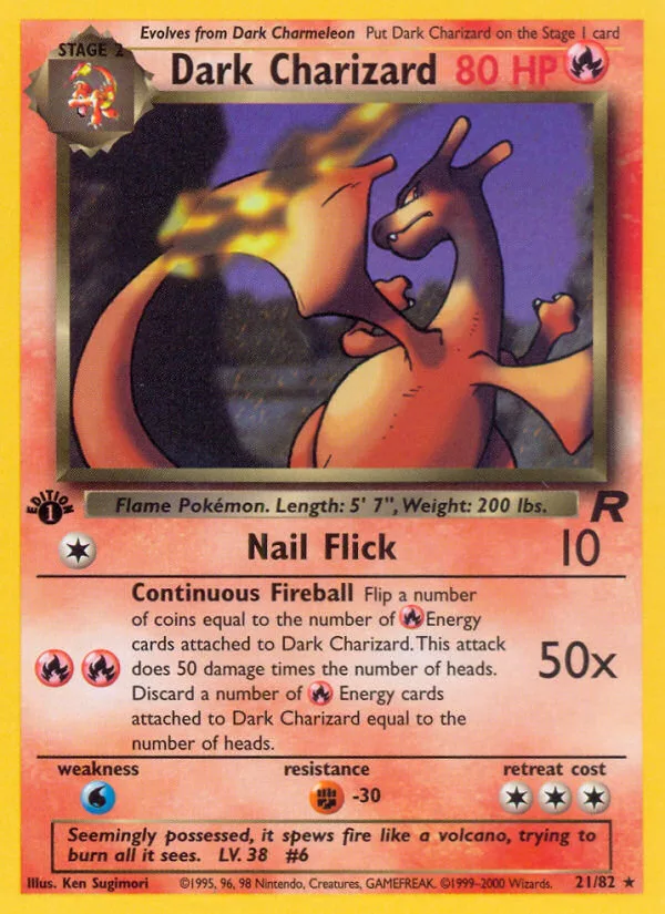 Dark Charizard · Team Rocket 21/82