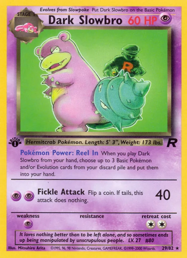 Dark Slowbro · Team Rocket 29/82