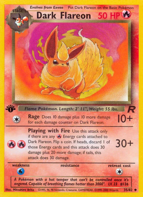 Dark Flareon · Team Rocket 35/82