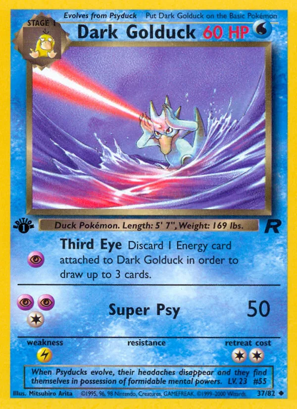 Dark Golduck · Team Rocket 37/82