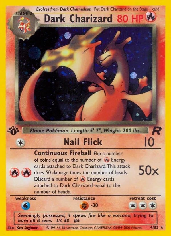 Dark Charizard · Team Rocket 4/82