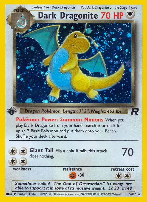 Dark Dragonite · Team Rocket 5/82