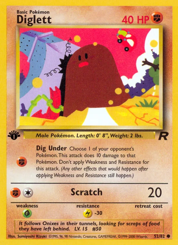 Diglett · Team Rocket 52/82