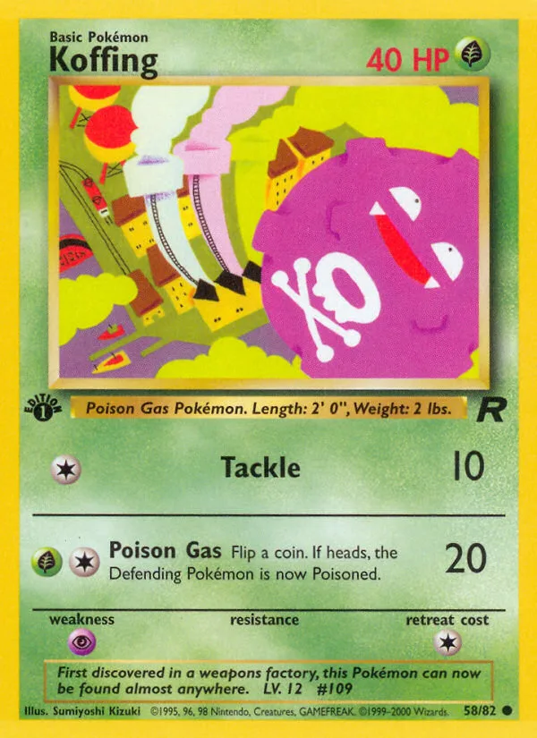 Koffing · Team Rocket 58/82