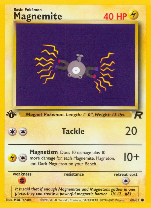 Magnemite · Team Rocket 60/82