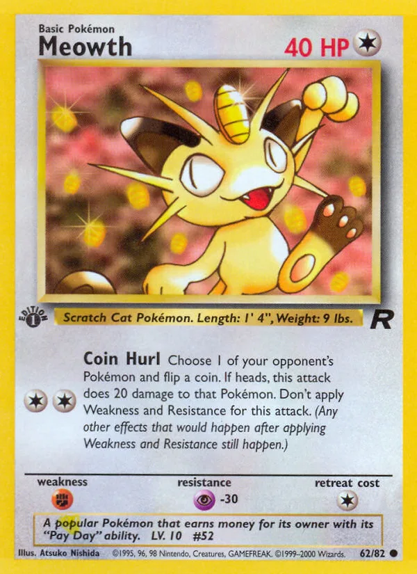 Meowth · Team Rocket 62/82