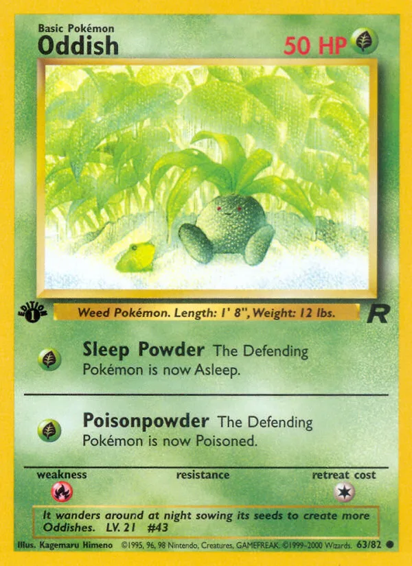 Oddish · Team Rocket 63/82