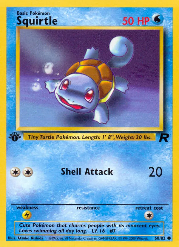 Squirtle · Team Rocket 68/82