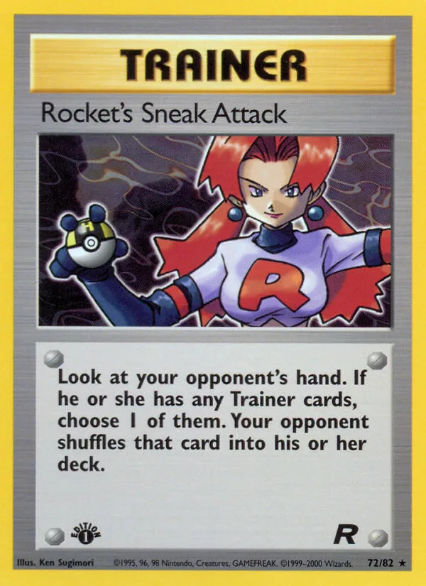 Rocket's Sneak Attack · Team Rocket 72/82
