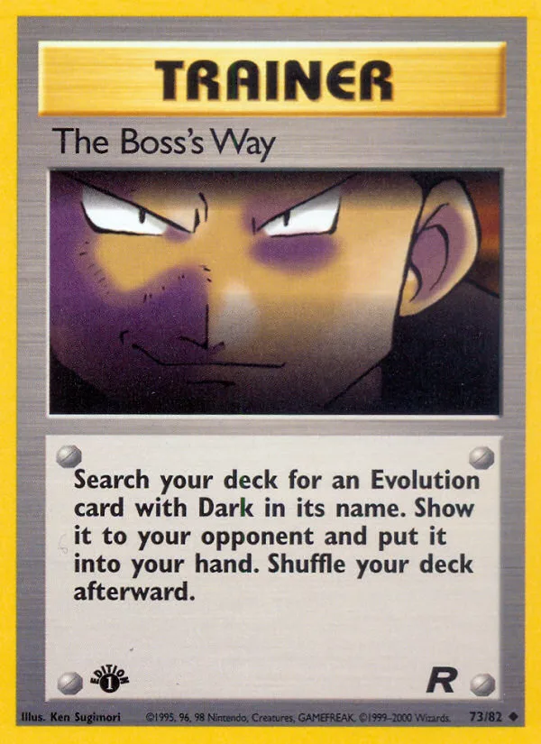 The Boss's Way · Team Rocket 73/82