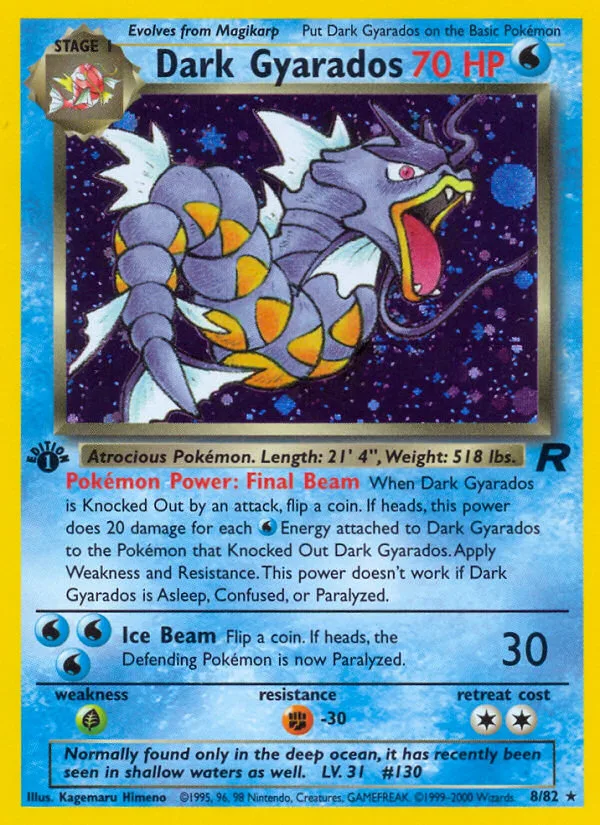 Dark Gyarados · Team Rocket 8/82