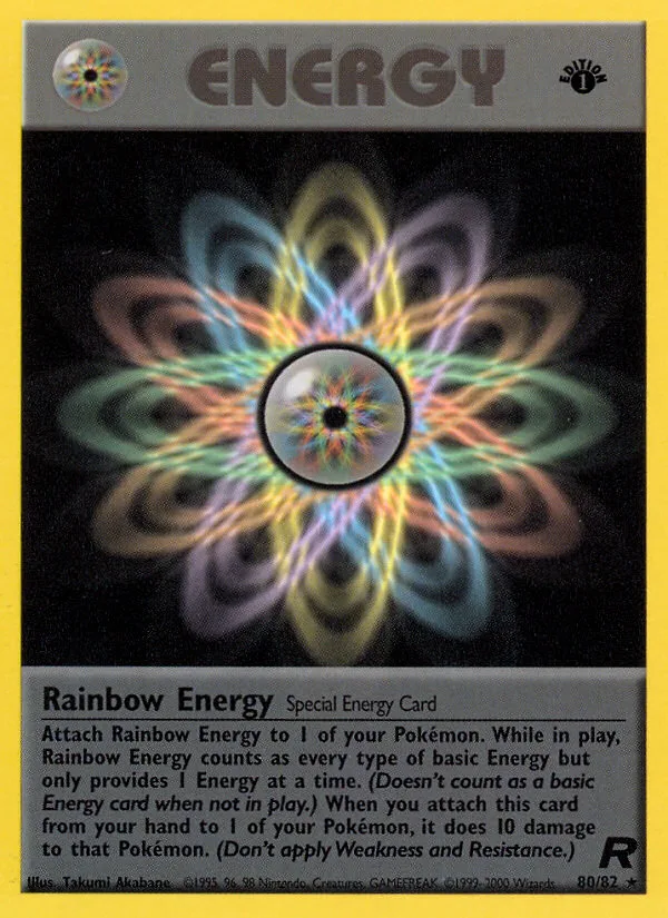 Rainbow Energy · Team Rocket 80/82