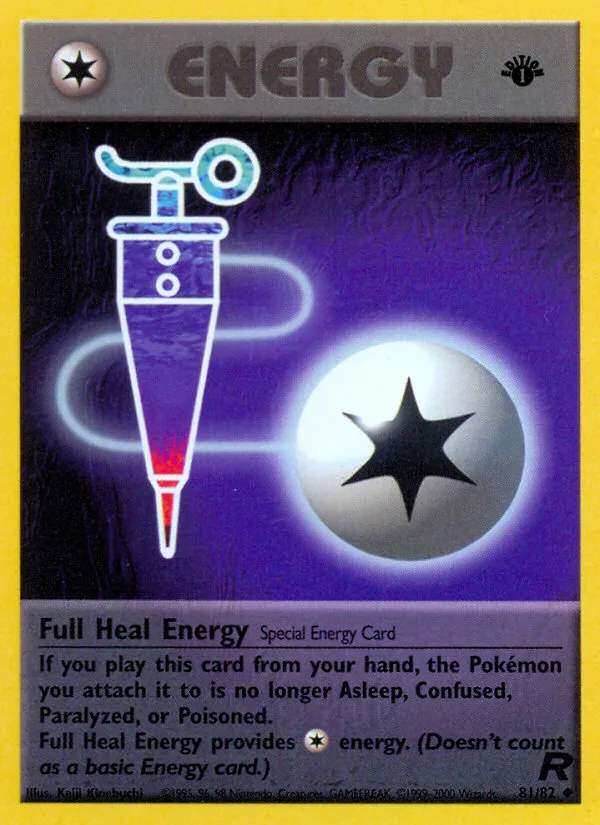 Full Heal Energy · Team Rocket 81/82