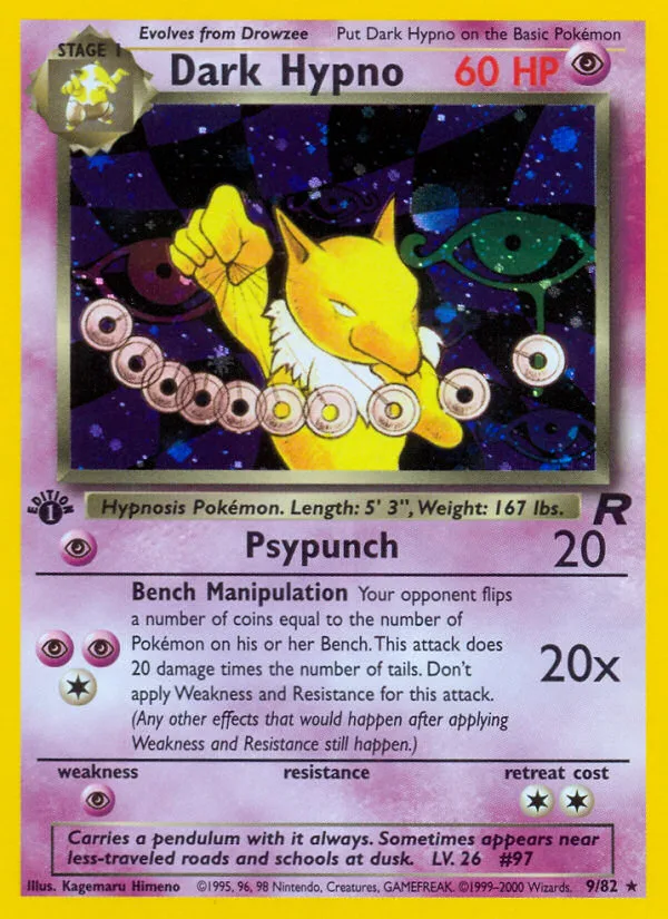 Dark Hypno · Team Rocket 9/82
