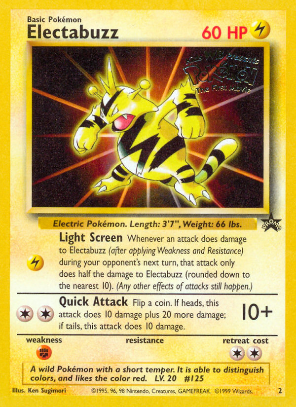 Electabuzz · Wizards Black Star Promos 2/53
