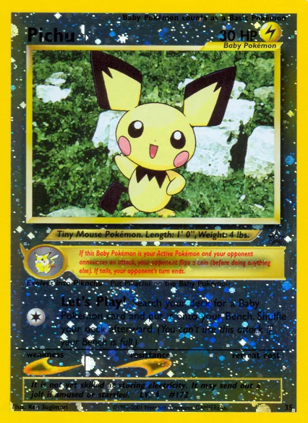 Pichu · Wizards Black Star Promos 35/53