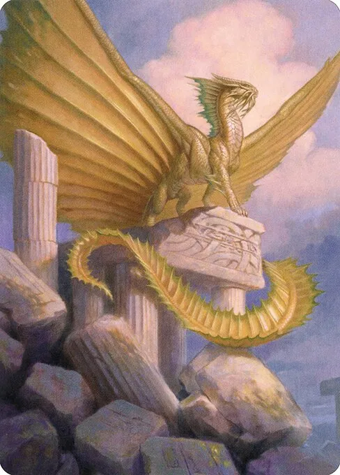 Ancient Gold Dragon // Ancient Gold Dragon · Battle for Baldur's Gate Art Series 5/81
