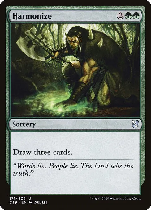 Harmonize · Commander 2019 171/302