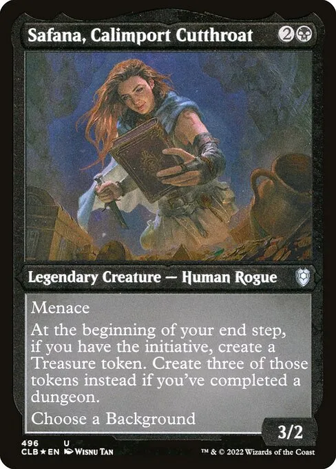 Safana, Calimport Cutthroat · Commander Legends: Battle for Baldur's Gate 496/936