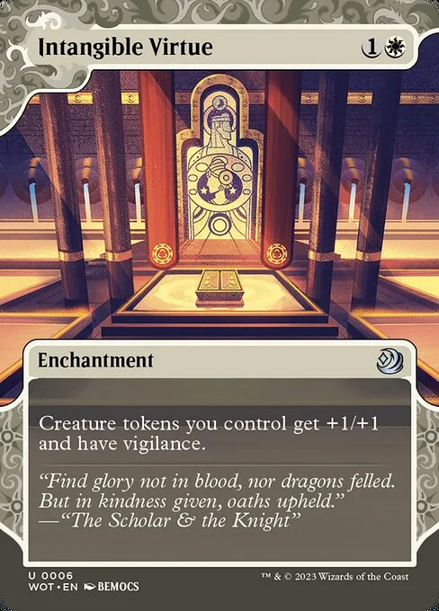 Intangible Virtue · Wilds of Eldraine: Enchanting Tales 6/103