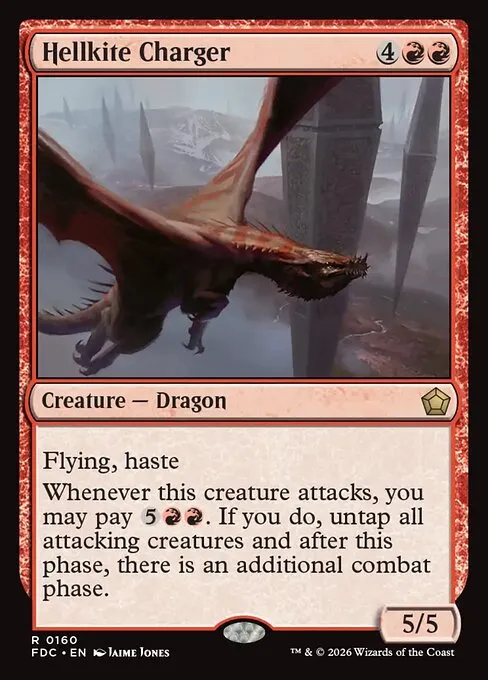 Hellkite Charger · Foundations Commander 160/3